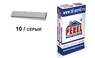 Цветной кладочный раствор PEREL NL 0110 серый, 50 кг