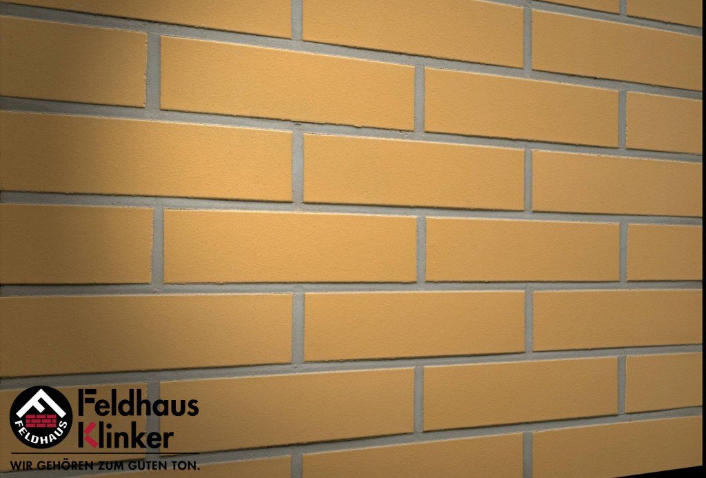 Клинкерная фасадная плитка Feldhaus Klinker R200 Amari liso гладкая NF9, 240*9*71 мм