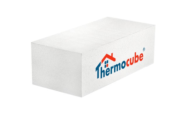 Газосиликатный блок Thermocube КЗСМ плотностью D600, шириной 300 мм, длиной 600 мм, высотой 200 мм.