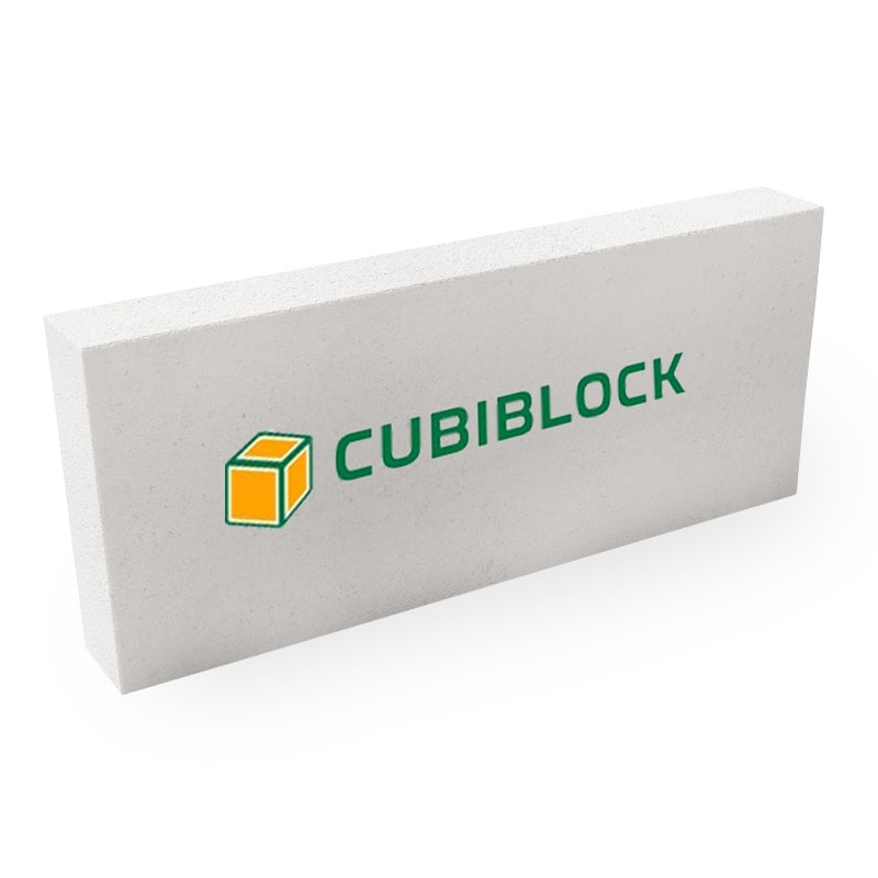 Газобетонный блок CUBIBLOCK D600 B3,5 F100 625х200х75 ровный