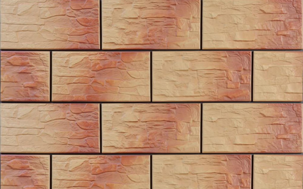 Фасадная клинкерная плитка Cerrad Kamien Cer 3 Jesienny, 300x148x9 мм