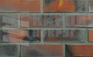 Клинкерная фасадная плитка ABC Schuttorf R 7554 "Norderney" rot-bunt Schmolz гладкая NF14, 240*71*14 мм