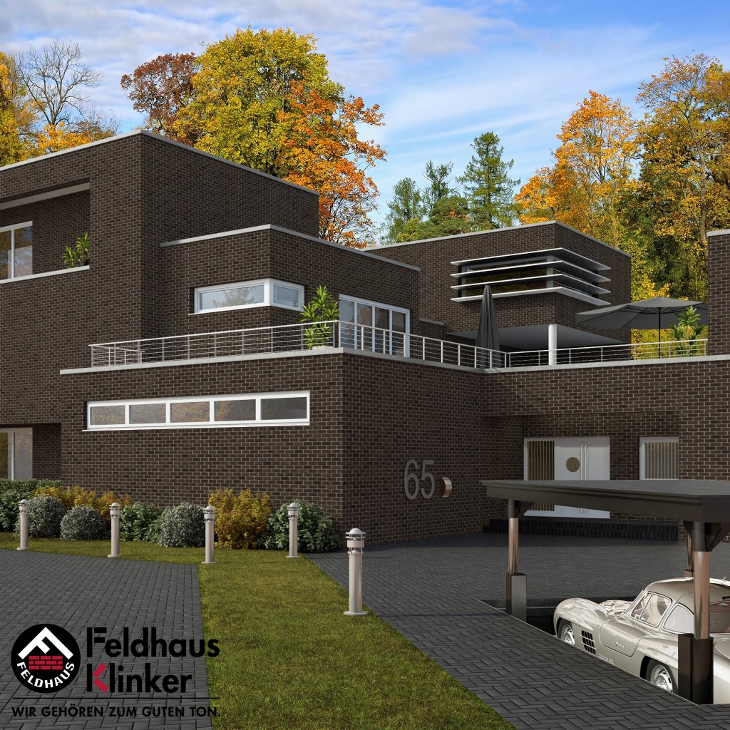 Фасадная плитка ручной формовки Feldhaus Klinker R697 Sintra geo NF14, 240*14*71 мм