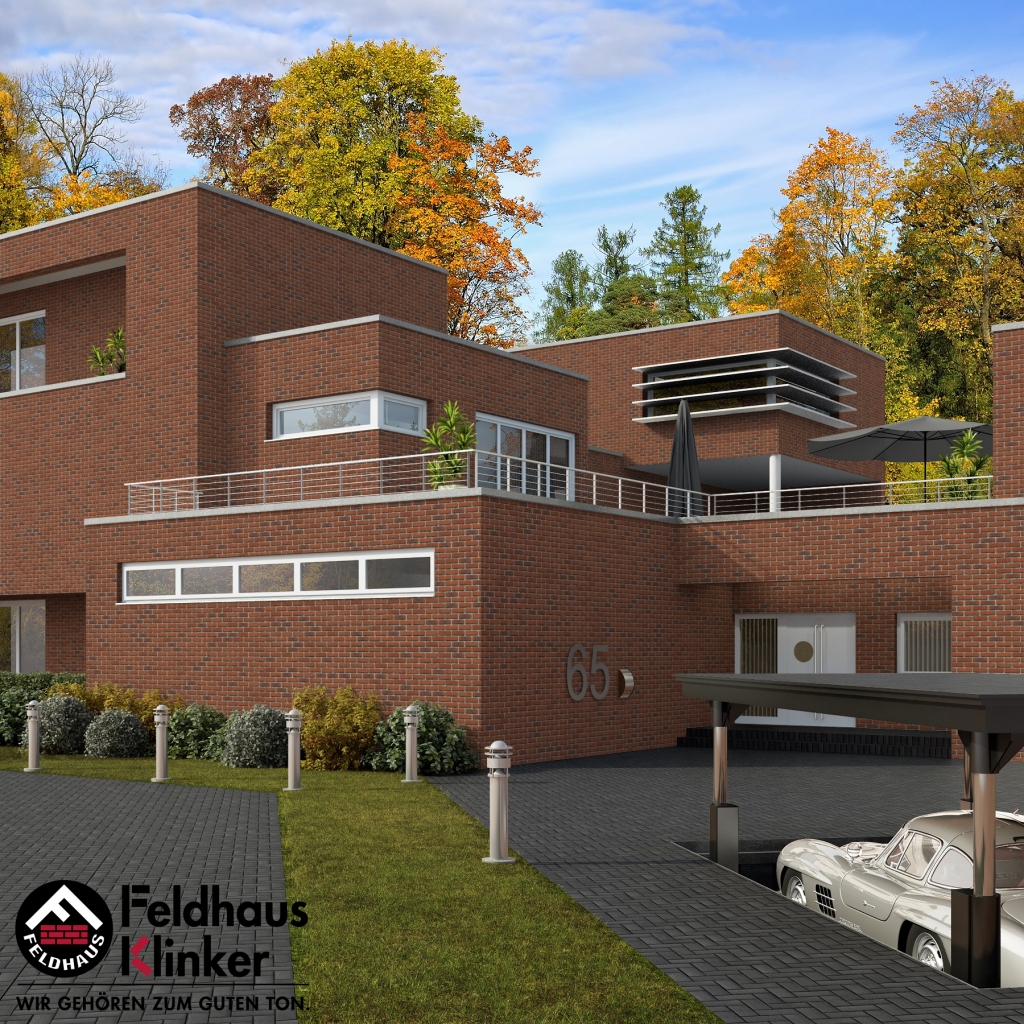 Фасадная плитка ручной формовки Feldhaus Klinker R687 Sintra terracotta linguro NF14, 240*14*71 мм