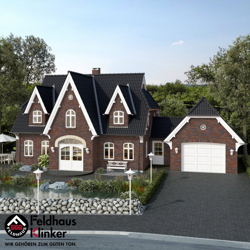 Фасадная плитка ручной формовки Feldhaus Klinker R580 salina carmesi colori NF14, 240*14*71 мм