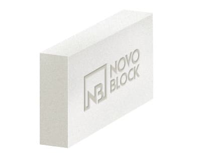 Блок газобетонный стеновой D500 NOVOBLOCK B2,5 625х100х250мм