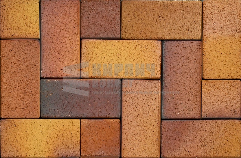 Тротуарная Плитка (брусчатка) Abc, Herbstlaub Geflammt, 200х100х40 Мм